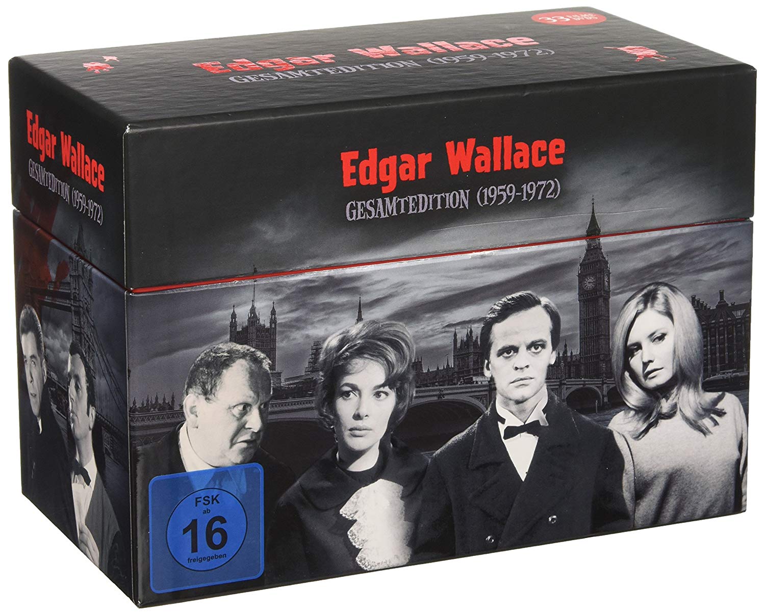 Edgar Wallace Gesamtedition 33 Filme 1959 1972 DVD 