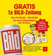 1 Bildzeitung gratis ab 10&euro; EKW bei Netto