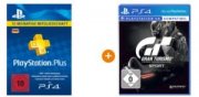 1 Jahr Playstation Plus + Gran Turismo Sport Day-1-Edition f&uuml;r 54,99