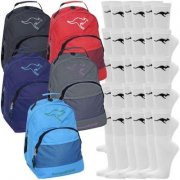 1 x KangaROOS Rucksack + 15 Paar KangaROOS Sportsocken f&uuml;r 19,99&euro; statt 25&euro;