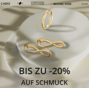 10%, 15% oder 20% Rabatt auf &uuml;ber 8.700 ausgesuchte Schmuckst&uuml;cke bei Christ