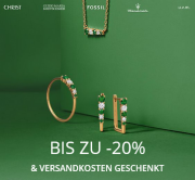 10%, 15% oder 20% Rabatt auf &uuml;ber 10.900 ausgesuchte Uhren und Schmuckst&uuml;cke bei Christ