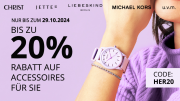 10%, 15% oder 20% Rabatt auf &uuml;ber 12.500 ausgesuchte Uhren und Schmuckst&uuml;cke bei Christ