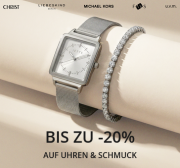 10%, 15% oder 20% Rabatt auf &uuml;ber 7.200 ausgesuchte Uhren und Schmuckst&uuml;cke bei Christ