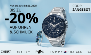 10%, 15% oder 20% Rabatt auf &uuml;ber 9.700 ausgesuchte Uhren und Schmuckst&uuml;cke bei Christ