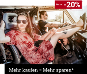 10%, 15% oder 20% Staffelrabatt auf ausgew&auml;hlte Bekleidung bei EMP