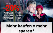 10%, 15% oder 20% Staffelrabatt auf das komplette Bekleidungssortiment bei EMP