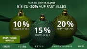 10%, 15% oder 20% Staffelrabatt auf &uuml;ber 14.000 ausgew&auml;hlte Uhren und Schmuckst&uuml;cke bei Christ