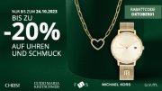 10%, 15% oder 20% Staffelrabatt auf &uuml;ber 8.100 ausgew&auml;hlte Uhren und Schmuckst&uuml;cke bei Christ
