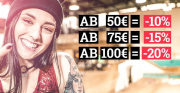 10%, 15% oder sogar 20% Rabatt auf fast alles im EMP Shop