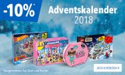 10% auf alle Adventskalender bei ToysrUs