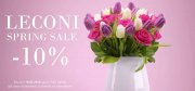 10% auf echte Ledertaschen von Leconi Bags 