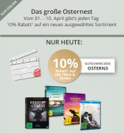 10% auf Filme & Serien bei Hugendubel