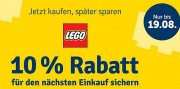 10% auf LEGO bei dem n&auml;chsten Einkauf bei MyToys