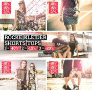 10% bis 20% Staffel-Rabatt auf Kleider, Shorts, R&ouml;cke und mehr im EMP Shop