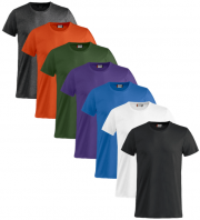 10-er Pack Clique Basic T-Shirts freie Auswahl aus 13 Farben