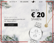 10 Euro oder 20 Euro Rabatt auf ausgesuchte Uhren und Schmuck bei Christ