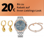 10 Euro oder 20 Euro Rabatt auf ausgesuchte Uhren und Schmuckst&uuml;cke im Christ Shop