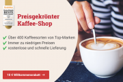 10 Euro Rabatt auf das gesamte Kaffee-Sortiment bei Cafori