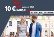 10 Euro Rabatt auf das komplette Sortiment f&uuml;r Damen und Herren bei Jeans Direct