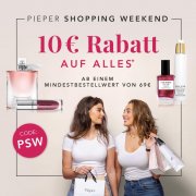 10 Euro Rabatt auf fast alles inkl. bereits reduzierte Artikel im Sale bei Parf&uuml;merie Pieper