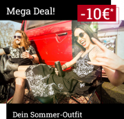 10 Euro Rabatt auf &uuml;ber 4.100 ausgew&auml;hlte Sommer Outfits bei EMP