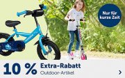 10% Extra-Rabatt auf alle Artikel aus der Kategorie Outdoor bei MyToys