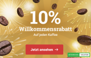 10% Extra-Rabatt auf ALLE Kaffeebohnen, Filterkaffee, Kapseln und Pads bei Cafori