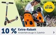 10% Extra-Rabatt auf alle Kinderfahrzeuge bei MyToys