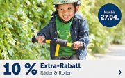 10% Extra-Rabatt auf alle Kinderfahrzeuge bei MyToys