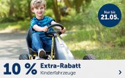 10% Extra-Rabatt auf alle Kinderfahrzeuge im MyToys Shop