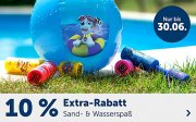 10% Extra-Rabatt auf alles aus der Kategorie Sand- & Wasserspielzeug bei MyToys