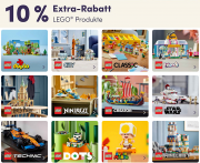 10% Extra-Rabatt auf alles von LEGO bei MyToys