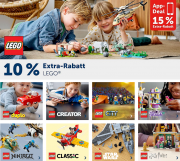 10% Extra-Rabatt auf alles von LEGO bei MyToys
