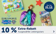 10% Extra-Rabatt auf ausgew&auml;hlte Lieblingsstars im MyToys Shop