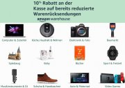 10% Extra-Rabatt auf ausgew&auml;hlte Warehouse Artikel bei Amazon