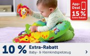 10% Extra-Rabatt auf Baby- und Kleinkinderspielzeug bei MyToys