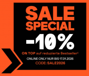 10% Extra-Rabatt auf bereits reduzierte Bestseller im Winter bei SportScheck