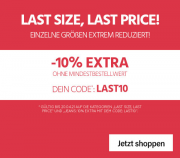 10% Extra-Rabatt auf bereits reduzierte Restgr&ouml;&szlig;en bei Jeans Direct