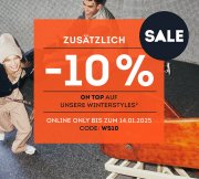 10% Extra-Rabatt auf bereits reduzierte Winterstyles bei SportScheck
