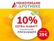 10% Extra-Rabatt auf das komplette Sortiment bei Versandapotheke