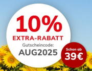 10% Extra-Rabatt auf das komplette Sortiment bei Versandapotheke
