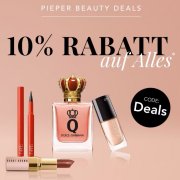 10% Extra-Rabatt auf fast alles inkl. bereits reduzierter Artikel im Sale bei Parf&uuml;merie Pieper