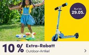 10% Extra-Rabatt auf Outdoor Artikel bei MyToys