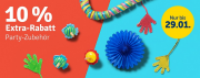 10% Extra-Rabatt auf Party-Zubeh&ouml;r im MyToys Shop