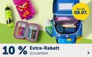10% Extra-Rabatt auf Schulartikel im MyToys Shop