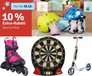 10% Extra-Rabatt auf Sportartikel im MyToys Shop