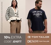 10% Extra-Rabatt auf Tom Tailor & Tom Tailor Denim bei Jeans Direct