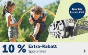 10% Extra-Rabatt auf &uuml;ber 22.000 Sportartikel und Sportbekleidung f&uuml;r Kids bei MyToys