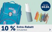 10% Extra-Rabatt auf &uuml;ber 32.000 Schulartikel bei MyToys